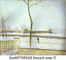 Snow Scene, Moret Station