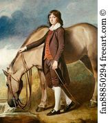 John Wharton Tempest, with a Horse