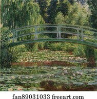 The Japanese Footbridge and the Water Lily Pool, Giverny