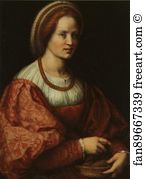 Portrait of a Lady with a Spindle Basket