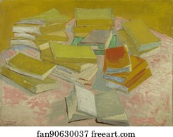Piles of French novels