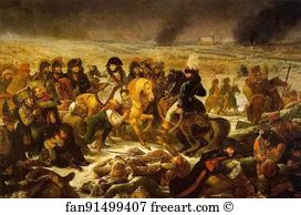 Napoleon on the Battlefield at Eylan, February 9, 1807