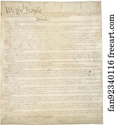 Constitution of the United States, Page 1 of 4