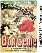 Distribution de Drapeaux