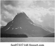 Two Medicine Lake, Glacier National Park, Montana.  Photographs of National Parks and Monuments, compiled 1941 - 1942, documenting the period ca. 1933 - 1942.