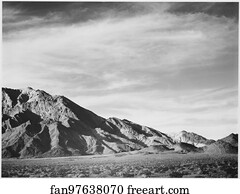 View of mountains, "Near Death Valley," California.  Photographs of National Parks and Monuments, compiled 1941 - 1942, documenting the period ca. 1933 - 1942.