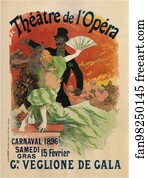 Théâtre de l'Opéra Carnaval 1896