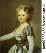 Portrait of Grand Duchess Elena Pavlovna as a Child