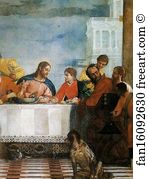 Feast Art Print - Feast In The House Of Levi. Detail