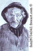 Ink Art Print - Fisherman With Sou'wester