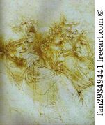 Windsor Art Print - Five Grotesque Heads