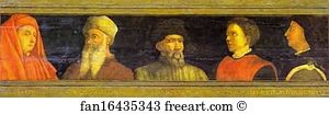 Perspective Art Print - Five Masters Of The Florentine Renaissance (Or Fathers Of Perspective): Giotto, Uccello, Donatello, Manetti, Brunelleschi
