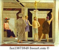 Flagellation Detail Art Print - Flagellation. Detail