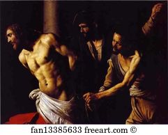 Flagellation Art Print - Flagellation Of Christ
