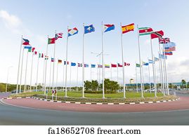 World Flags Art Print - Flags From The World