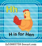 Free art print of Flashcard letter H is for hotdog. Flashcard letter H ...