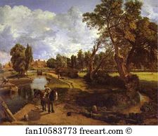 1817 Art Print - Flatford Mill