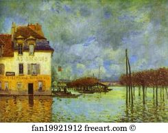 Marly Art Print - Flood At Port Marly