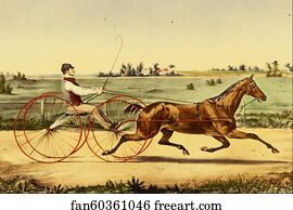 Currier Ives Art Print - Flora Temple