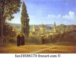 Baptiste Art Print - Florence. View From The Boboli Gardens