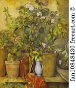 1888 1890 Oil On Canvas Barnes Foundation Art Print - Flower Pots