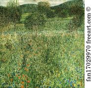 Carnegie Art Print - Flowering Field