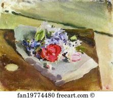 1894 Oil On Canvas The Art Museum Art Print - Flowers