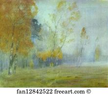 Fog Art Print - Fog. Autumn