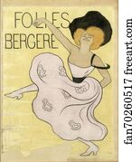 Bergere Art Print - Folies Bergere