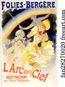 Ciel Art Print - Folies-Bergère L'arc En Ciel