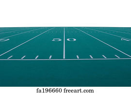 Free art print of Collegiate Football. Collegiate Football on the Field