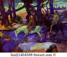 1901 Art Print - Ford (Running Away)