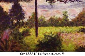 Oil On Wood Private Collection Art Print - Forest Of Barbizon