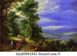 Flight Into Egypt Art Print - Forest's Edge (Flight Into Egypt)