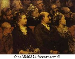 Honoré Daumier Art Print - French Theatre