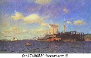 Volga Art Print - Fresh Wind. Volga