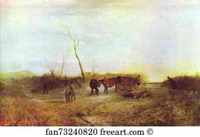 Turned Art Print - Frosty Morning