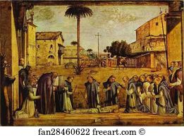 Schiavoni Art Print - Funeral Of St. Jerome