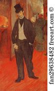 Française Art Print - Gabriel Tapié De Céleyran Dans Un Couloir De Théâtre. / Gabriel Tapié De Céleyran At The Comédie Française