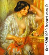 Gabrielle Art Print - Gabrielle With Jewel Box