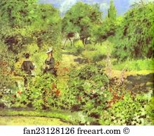 Winterthur Art Print - Garden At Fontenay