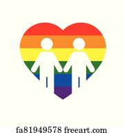 Free art print of Black lives matter, rainbow heart, LGBT, pride ...