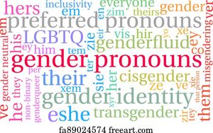 pronouns freeart