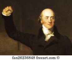 Canning Art Print - George Canning, Mp (1770-1827). Detail