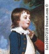 And Their Son Richard Art Print - George Grenville, Earl Temple, Mary, Countess Temple, And Their Son Richard. Detail