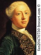George Iii Detail Art Print - George Iii. Detail