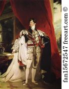 Museums And Galleries Art Print - George Iv