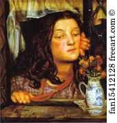 Dante Art Print - Girl At A Latrice