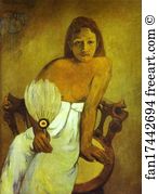 Essen Art Print - Girl With A Fan