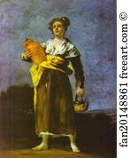 Girl With A Jug Aguadora Art Print - Girl With A Jug (Aguadora)